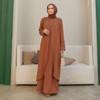 Großes Başak Abendkleid Frauen Islamische Muslimische Abaya Hochzeitseinladung Mutter Hijab Wear