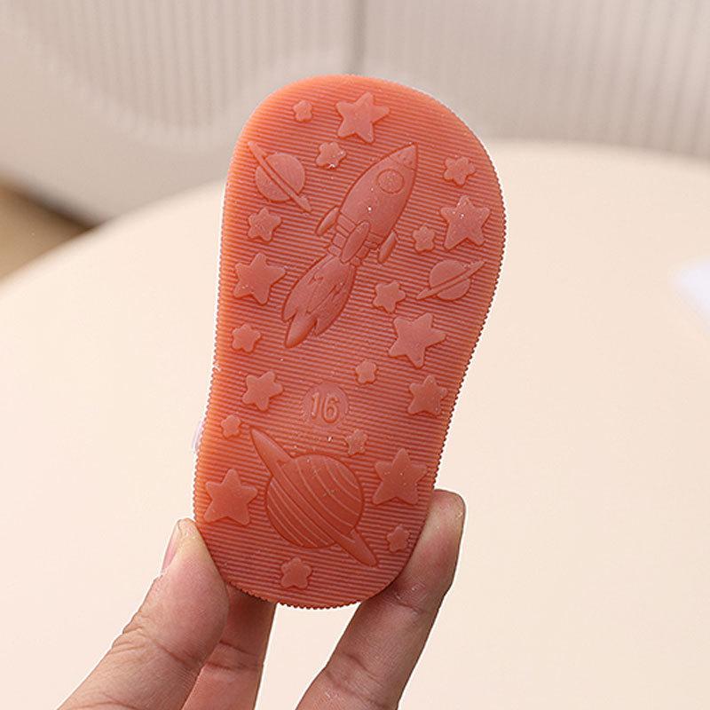 Summer Boys and Girls Toddler Shoes 0-1-2 Year Old Baby Soft Sole Bag Head Cartoon Sandals Called Shoes