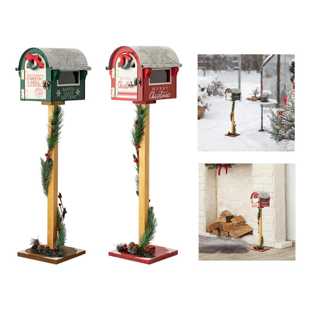 Christmas Decoration Mailbox Decorative Letter Box for Cafe Front Door
