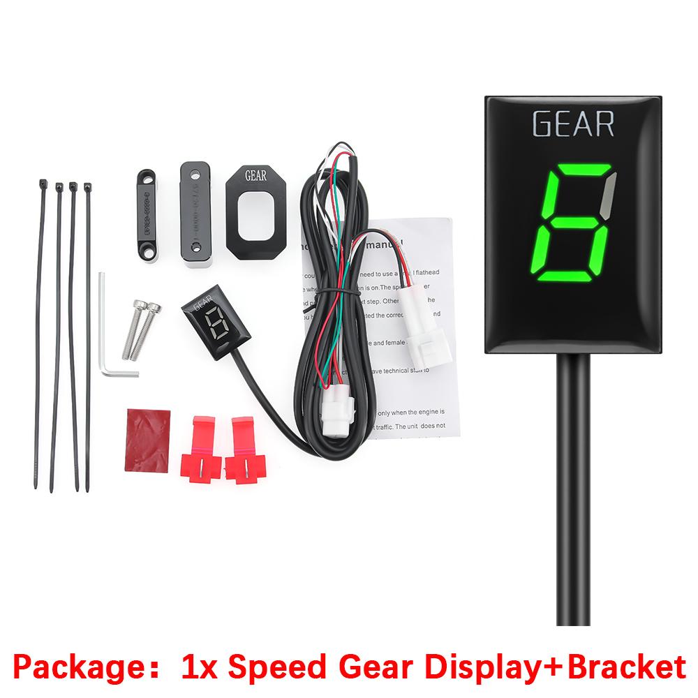 Motorcycle Gear Indicator Speed Gear Shift Lever Magnet Gear LCD Display For YAMAHA YZF-R6 R1 TDM900 XJ6 FZ6 Fazer FZS1000 Fazer