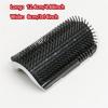 1PC Cat Self Groomer Wall Corner Massage Comb Grooming Brush Soft Rubber Bristles Kitten Massager Tool Fit Flat Corner Hand Hold