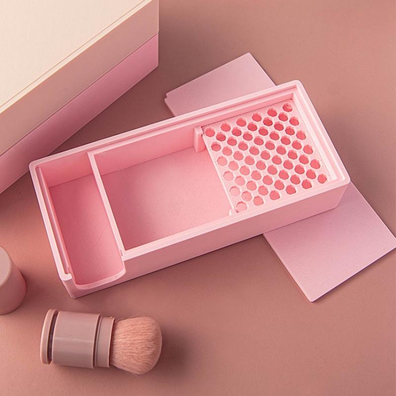 Polymer Clay Cutter Anti-Stick Starch Box With Brush Soft Ceramic Powder Storage Box Diy Earrings Jewelry Auxiliary Tools