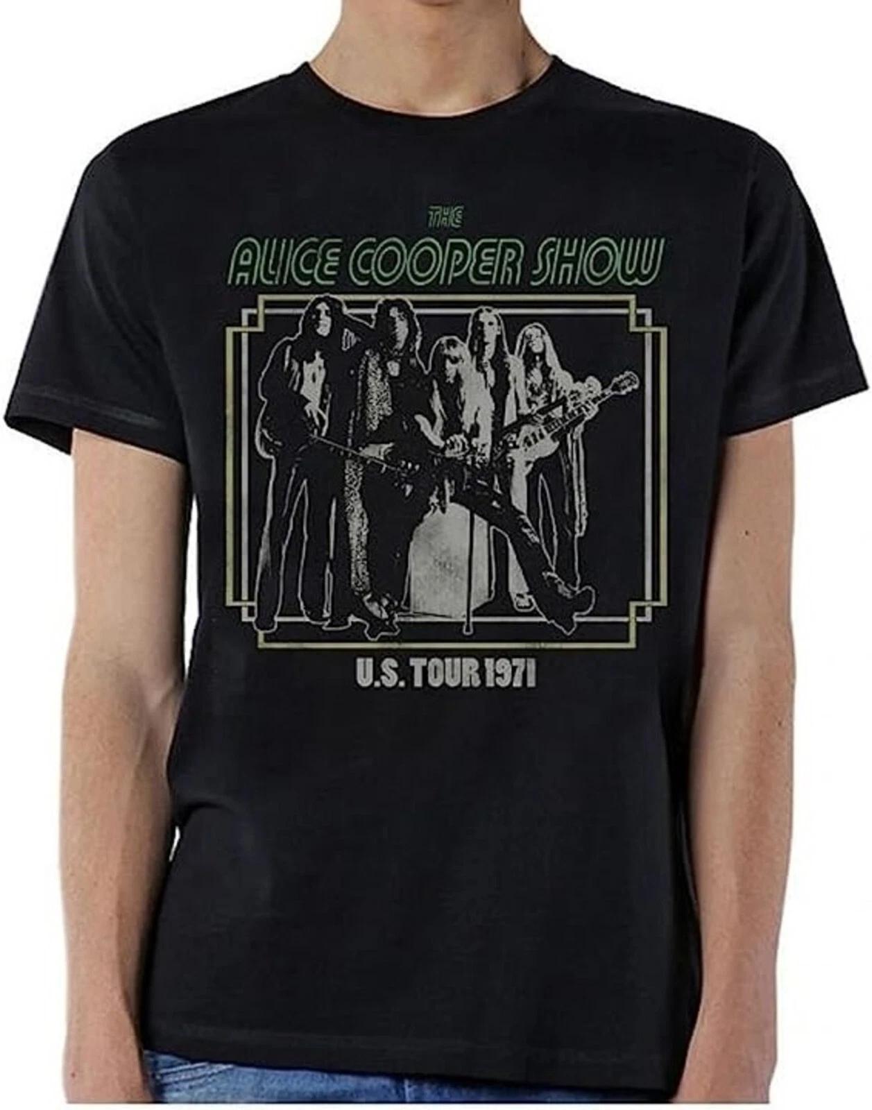 ALICE COOPER cd lgo LOVE IT TO DEATH US TOUR 1971 Official SHIRT SMALL New litd 3XL