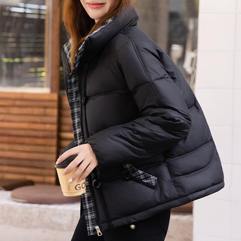 Fashion Woman Winter Coats Plus Size Elegant Loose Thick Warm Short Parkas Female Jacket