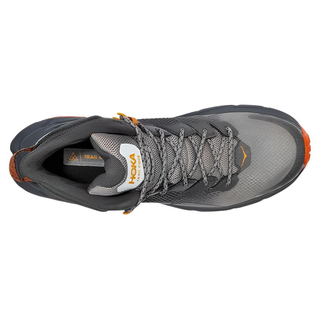 HOKA Trail Code GORE-TEX Castlerock Persimmon Orange Herren Sneaker Grau 1123165-CPOR