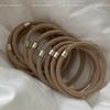 Korean Style High Elasticity Black Hair Tie for Women - Durable, Flexible Rubber Band for Ponytails and Hair Accessories