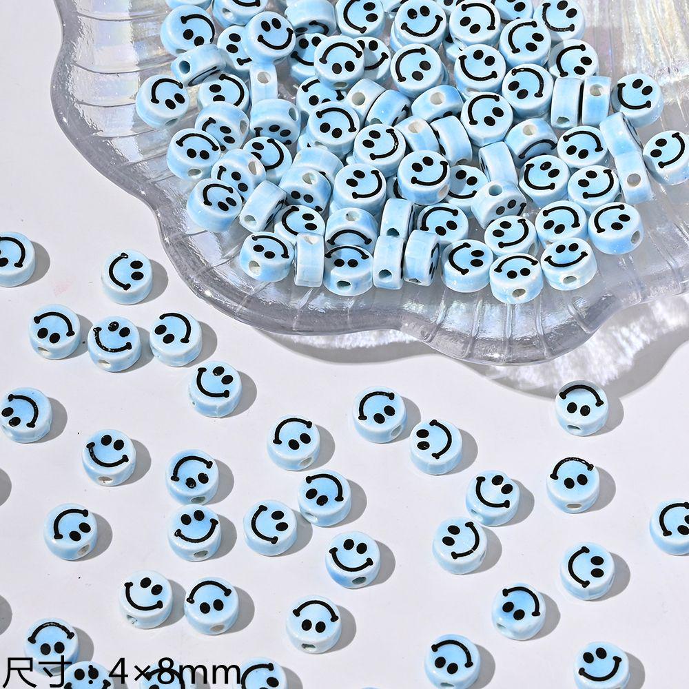 Blue Series Japanese Ceramic Seashell & Heart Beads for DIY Jewelry