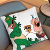 P-Pizza Steve U-Uncle Grandpa Pillow Case Pillow Case Living Room Sofa Cushion Cover Suitable For Home Bedroom Room Decoration