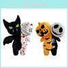 Halloween Plush Bat And Ghost Night Light With Soft Short Plush For Home Decor