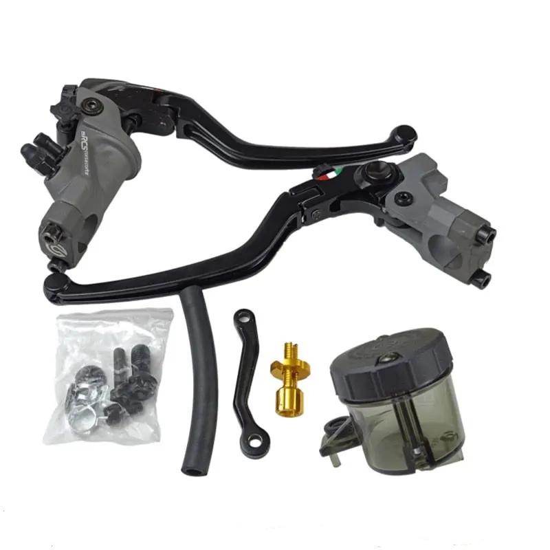 Universal 22mm 19RCS Racing Moto Bike Brake Clutch Lever Right Master Cylinder 19mm Piston Left Perch Line Cable Clutch Lever