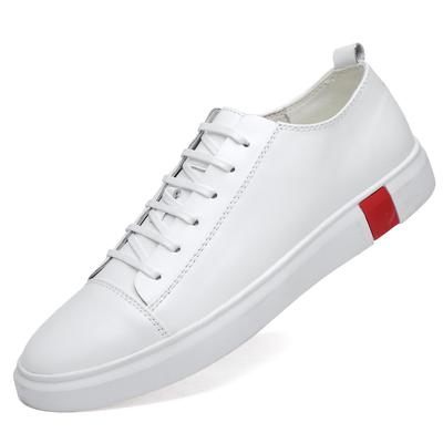 Mode Printemps Blanc Marque de Mode Homme Baskets Cuir Véritable Chaussures Décontractées Loisirs Marche Homme Polyvalent Extérieur Chaussures de Skateboard
