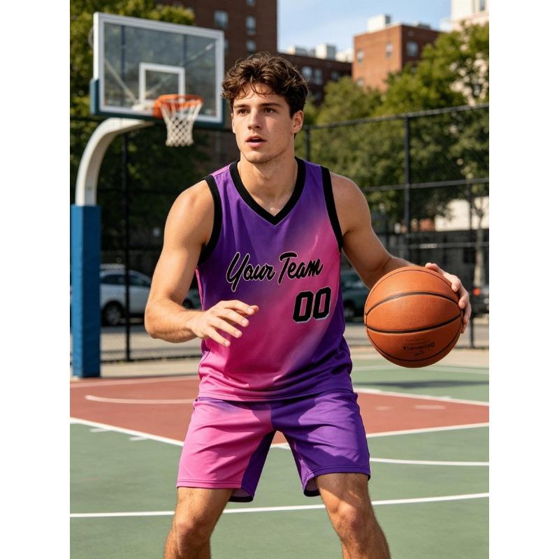 Basketball vest V-neck quick-drying breathable men's and women's student game training uniform