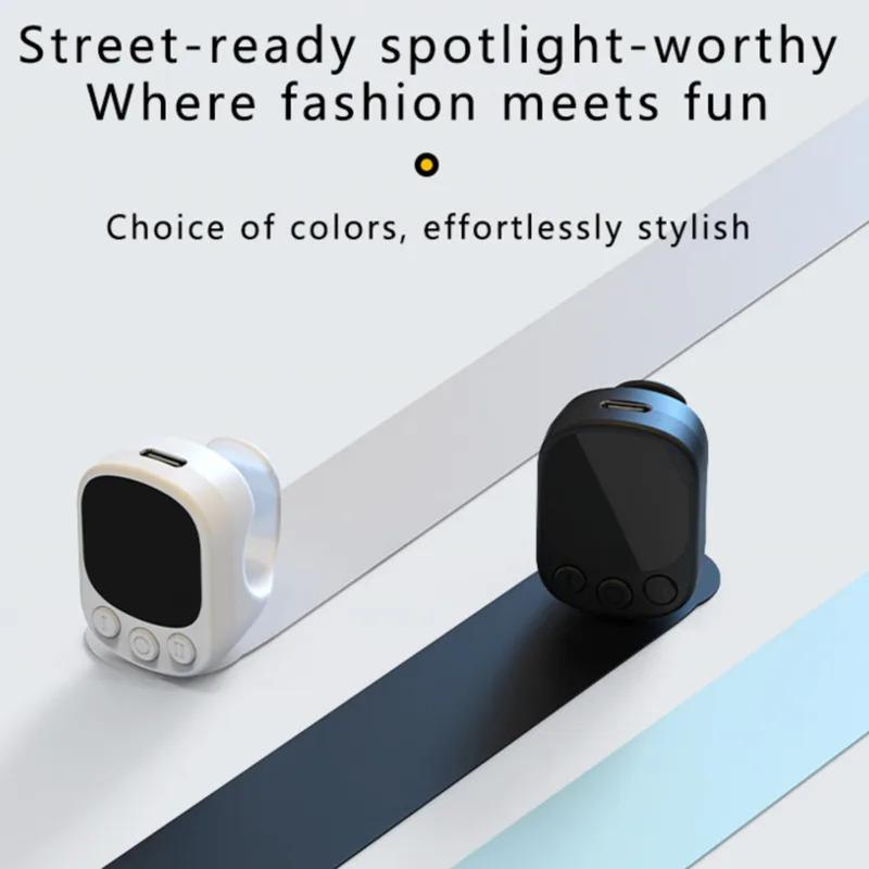 Ring Mouse Touch Screen Remote Control Air Mice Rechargeable Finger Mice Mobile Selfie Video for iPhone/iPad/Android Phones