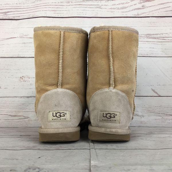 UGG Mouton Suede Short Boots Beige 23.0(USED)