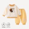 Autumn Winter Plus Velvet Baby Hoodie Set - Warm, Thick, Sport Casual Outerwear