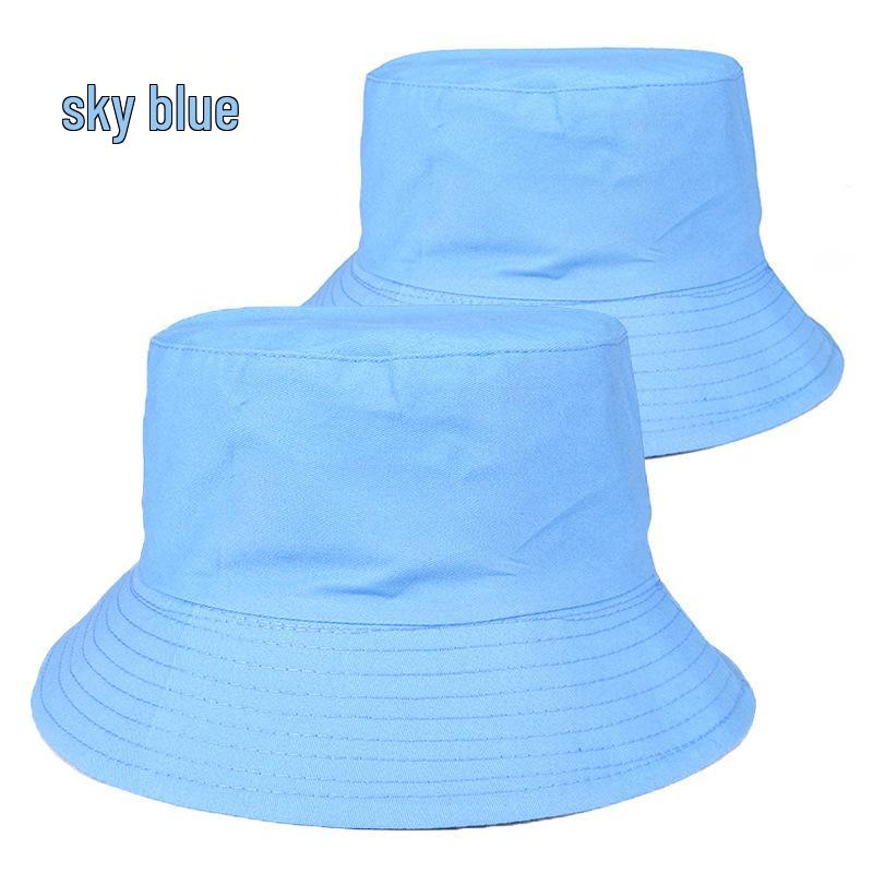 Custom Embroidered Cotton Bucket Hat: Double-Sided, Unisex Sun Protection for Mountaineering.