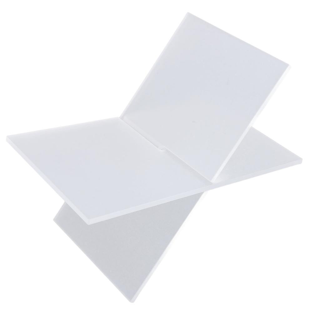 Acrylic Book Holder Transparent Multifunctional Open Book Display Stand for Coffee Shops