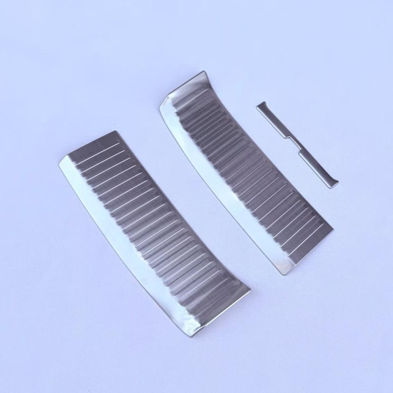 For Honda Passport 2025 2026 Steel Interior Rear Bumper Protector Door Sill Welcome Trunk Tread Plate Molding Accessories