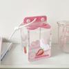 The New Millet Barwoo Storage Bag Transparent Coin Purse Canvas Headset Coin Doll Hanging Bag