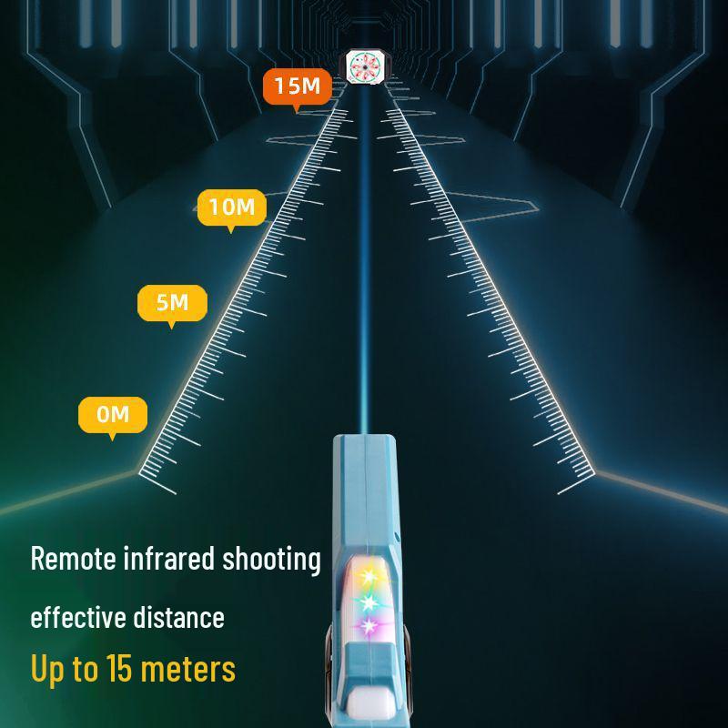 Infrared Laser Battle Toy Gun for Parent-Child Interaction with Sound and Light Effects