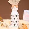 Cute Kids Bottle Silicone Animal Lid Double Wall Insulated Vacuum Stainless Steel Water Bottler Flask