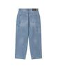 Lotaib Work Drop-Line Denim Pants - Light Blue