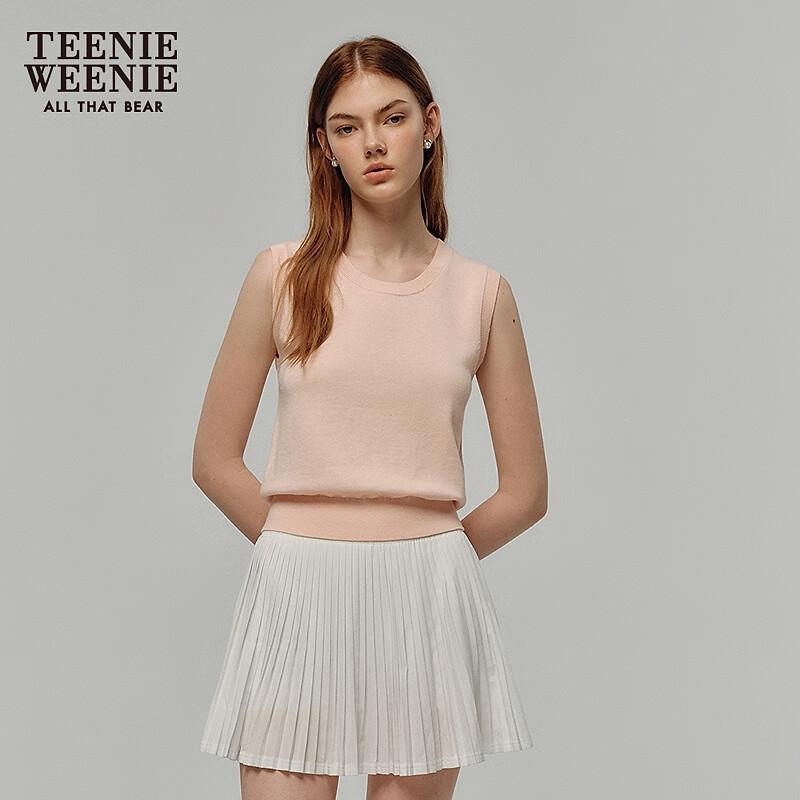 Teenie Weenie Women's Round Neck Knit Vest