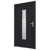 VidaXL Anthracite Front Door 98x208 Cm PVC 3187906