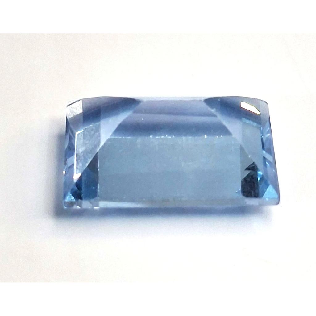 Natürlicher Himmelblauer Aquamarin Baguette 10-12 Karat Atemberaubender Loser Edelstein