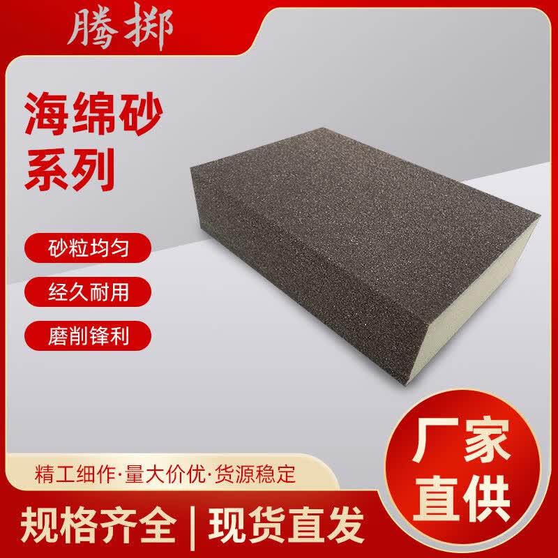 TengZhi Double-Sided Dry/Wet Sanding Sponge Block