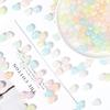 Acrylic Translucent Candy Color Heart & Star Beads, 100 Pieces/Pack, DIY Bracelets Small Pendants.