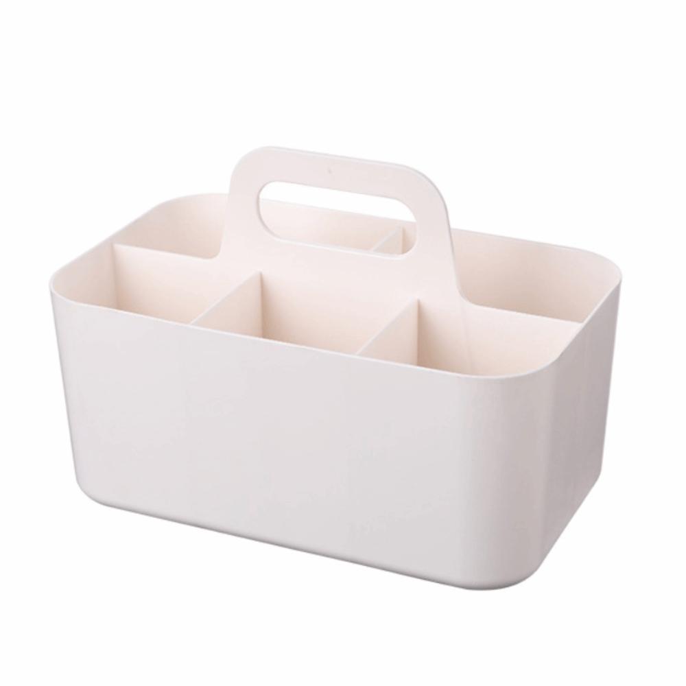 

Split Design Cosmetic Organiser Handle Bracket Portable Pen Organiser Adjustable Multifunctional Utility Container