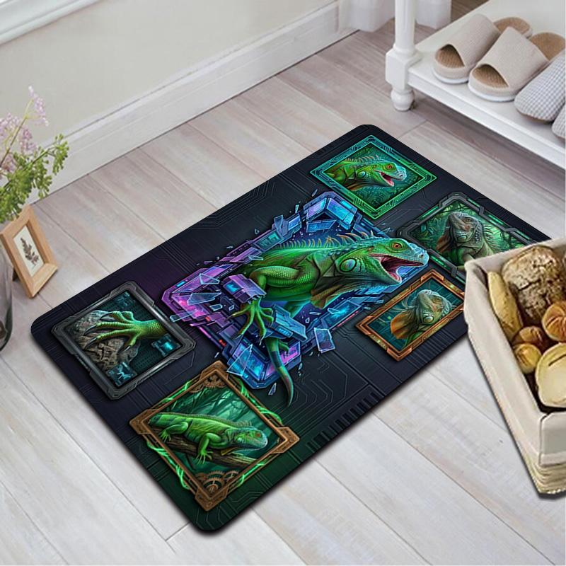 CyberIguana Breakthrough Pattern Rug Floor Mat for Living Room or Bedroom Soft and Comfortable Carpet a Gift for Birthday and Holiday.