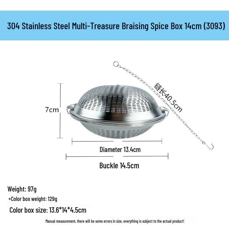304 Stainless Steel Spice Infuser & Tea Steeping Mesh Ball