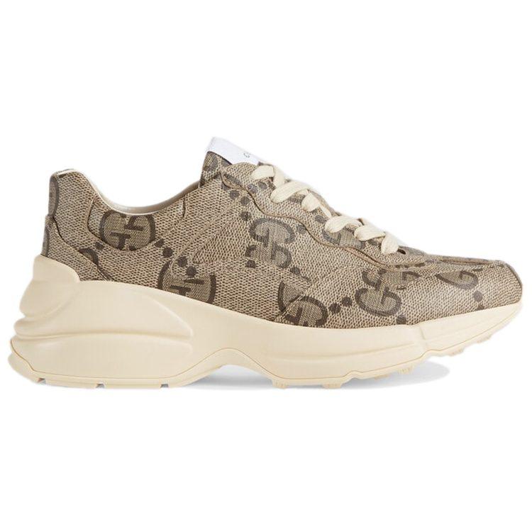 Gucci Wmns 100 Rhyton Sneaker 'Beige Monogram' Women's 680915 UMO00 9742