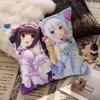 Cartoon Nekopara Classic Vintage Personalized Pillow Dust Cover Bedroom Kids Party Decoration Pillowcase Birthday Children Gift