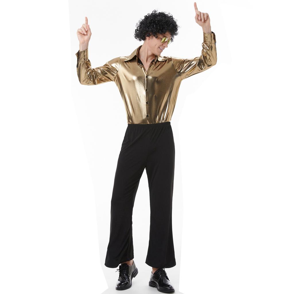 Music Festival Retro 70s Disco Costumes, Couple Hipster Dicos Stage Performance Costumes