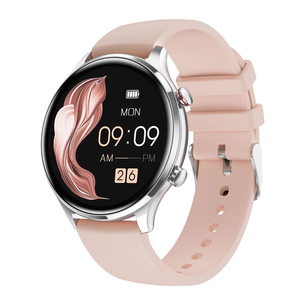 AK50 Unisex Smart Watch 1.32inch IPS Display IP68 Waterproof Alloy Case Silica Gel Band Blood Oxygen Sleep Monitoring Health