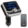 Trasmettitore FM Bluetooth Doppio USB 76MHz-108MHz Adattatore Radio Bluetooth Caricabatterie per Auto con Schermo da 1,8 Pollici