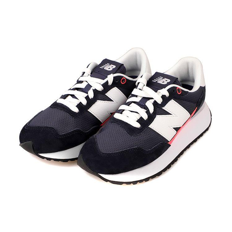 New Balance Niko And  Nb 237 Retro Sports Suede Fabric Synthetic Leather Low Top Casual Running Shoes Unisex sneaker Gray Blue White MS237VC1