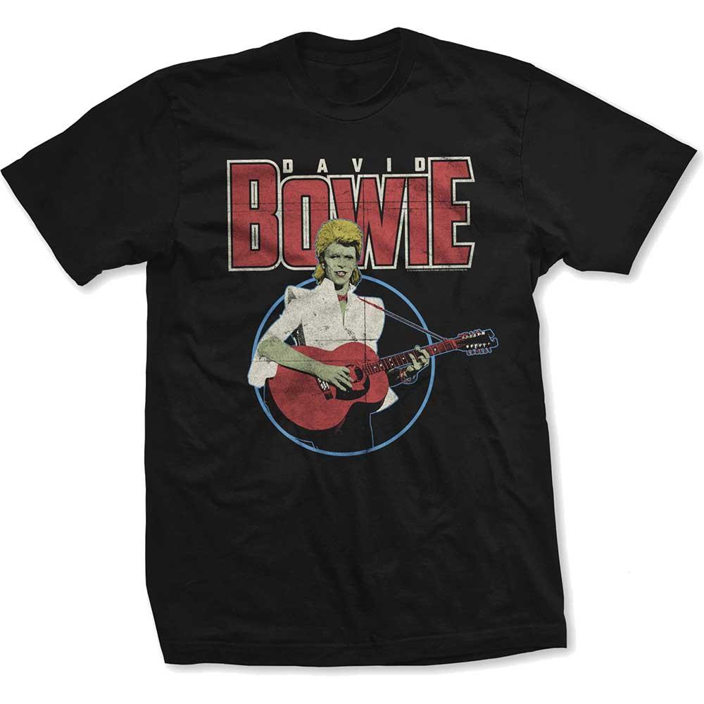 Tour David Bowie TShirt Cotton Graphic Tee Unisex Women Summer Streetwear