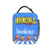 The Invinci-bles Insulated Lunch Bag Large Lunch Container Thermal Bag Tote Lunch Box School Outdoor Food Storage Bags