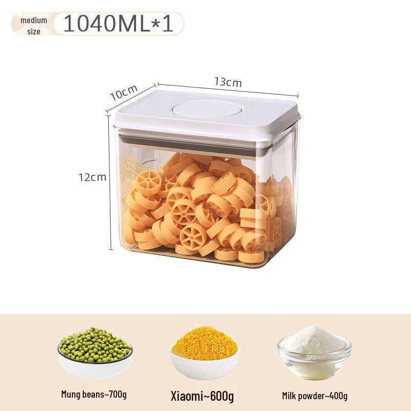 WQ Press-Type Sealed Food Storage Container 1040ML Medium