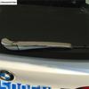 For BMW X1 F48 2016 -  Car Rear Tail Window Rain Wiper Windshield Decoration Protection Cover Trim ABS Chrome Accessories