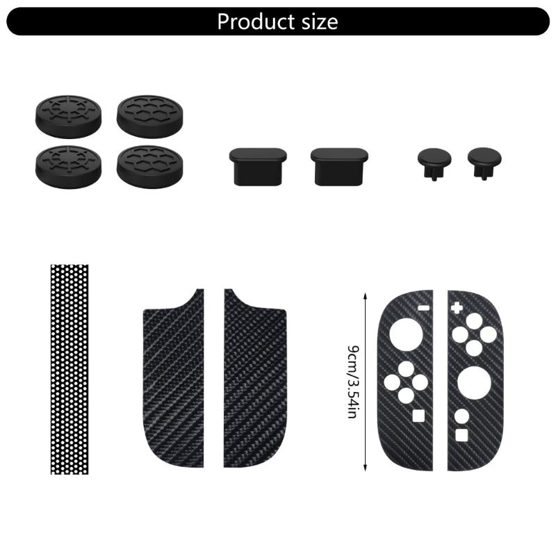 Comfortable Grip Silicone Joystick Caps Dust Resistant Plugs Controller Sleeve for Game Console Nonslip Shock Absorption