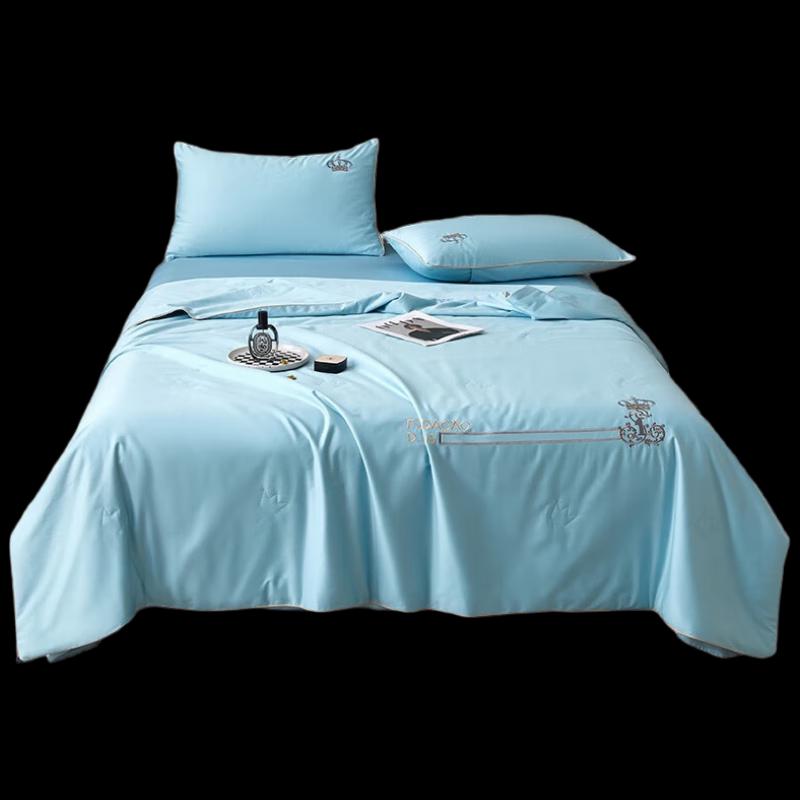 

Embroidered Australian Cotton Summer Quilt