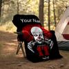 Customizable Pennywise Throw Blanket – Personalized Name, All-Season Cozy Snug Blanket, Machine Washable, Personalized Blanket
