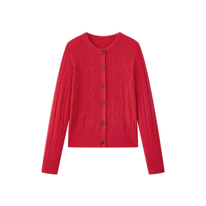 PEACEBIRD Women's Cable Knit Cardigan