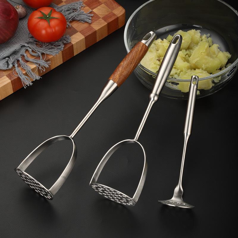304 Stainless Steel Potato and Baby Food Masher Spoon