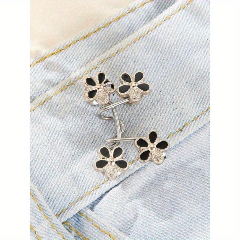 

1pairs Women s Fashionable Buckle Designed Adjustable Waistband, Detachable & Adjustable, Avoid Unexpected Exposure S